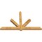 Ekena Millwork Kennewick Rough Sawn Timber Gable Bracket, Western Red Cedar, 108"W x 68"H x 6"D x 6"F, 15/12 Pitch GBW108X68X0606KEN00RWR - alternate 5